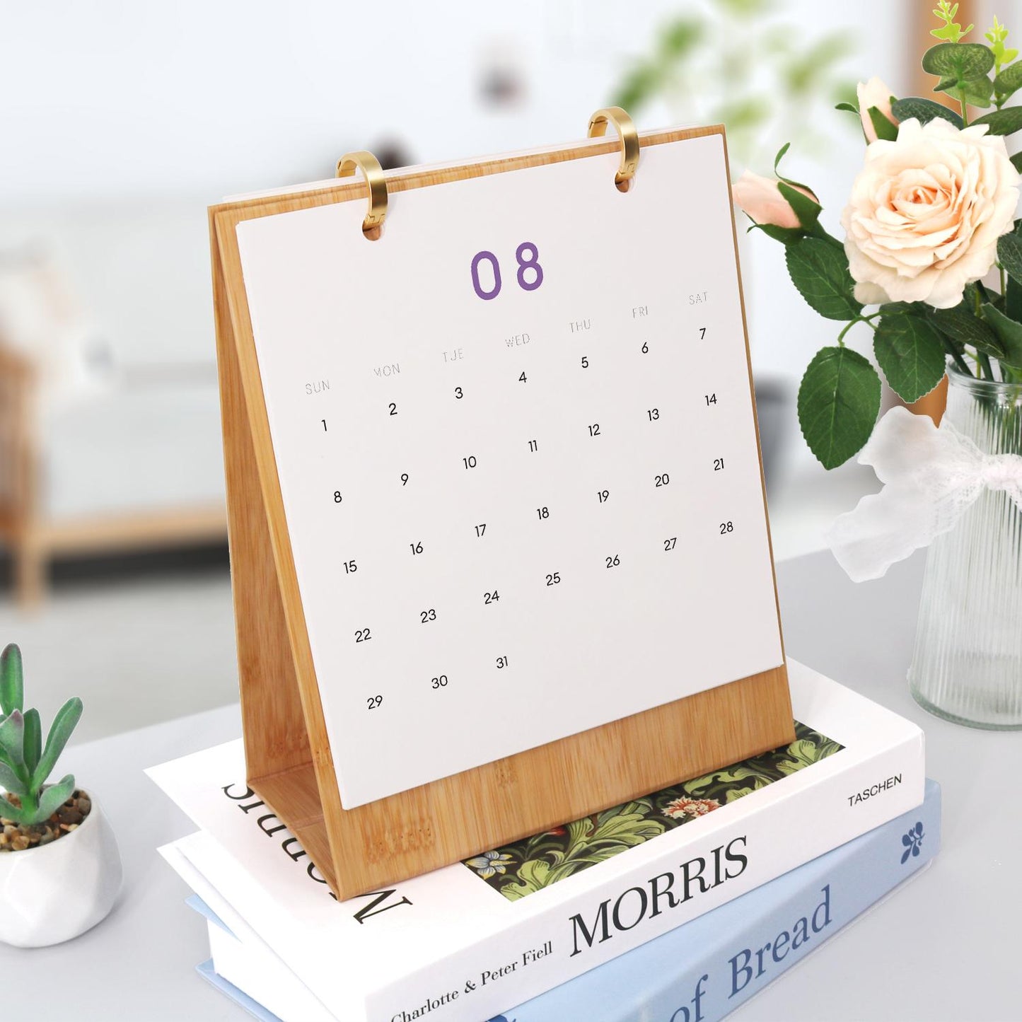 2027 Paint by Numbers Desk Calendar | Flowers Edition