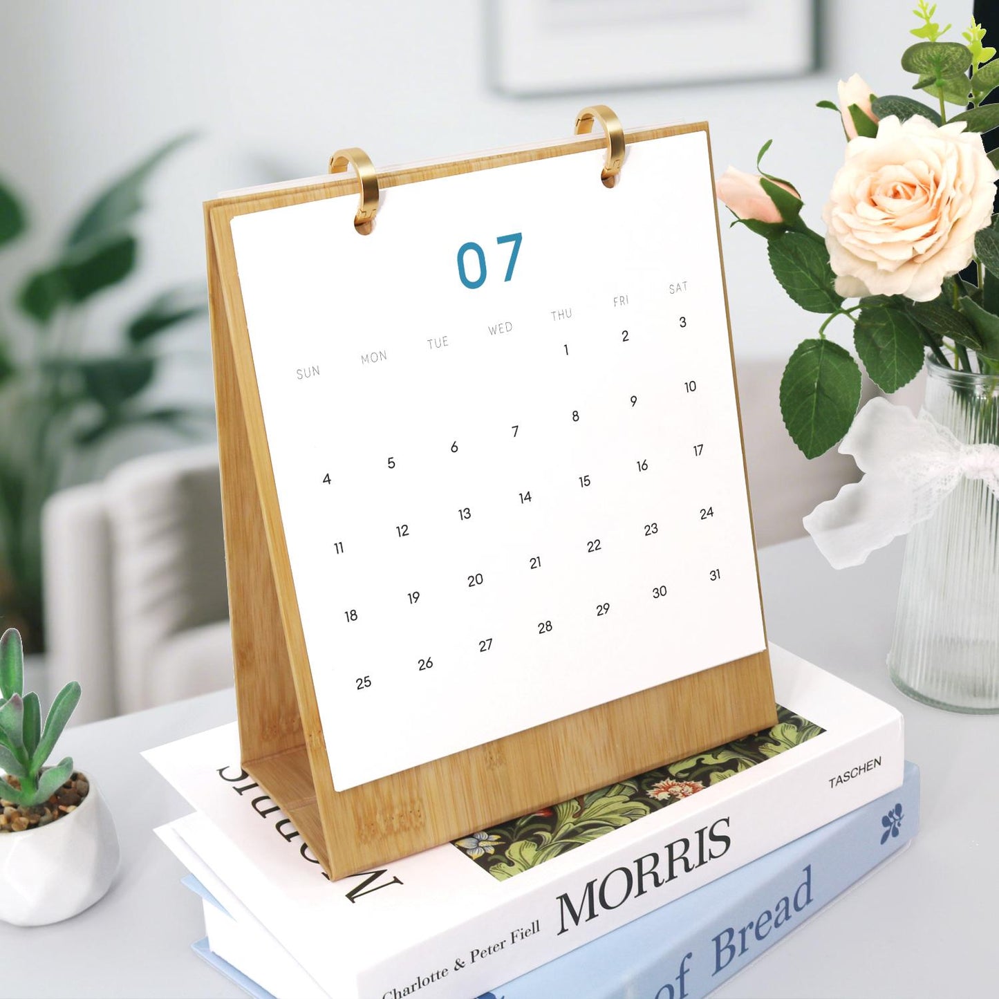 2027 Paint by Numbers Desk Calendar | World Trip Edition