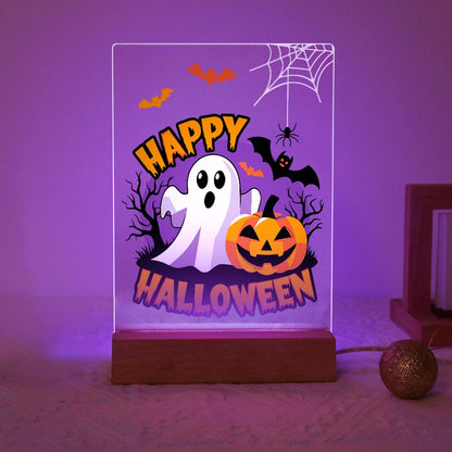 Paint by Number Halloween Lamp - Happy Halloween