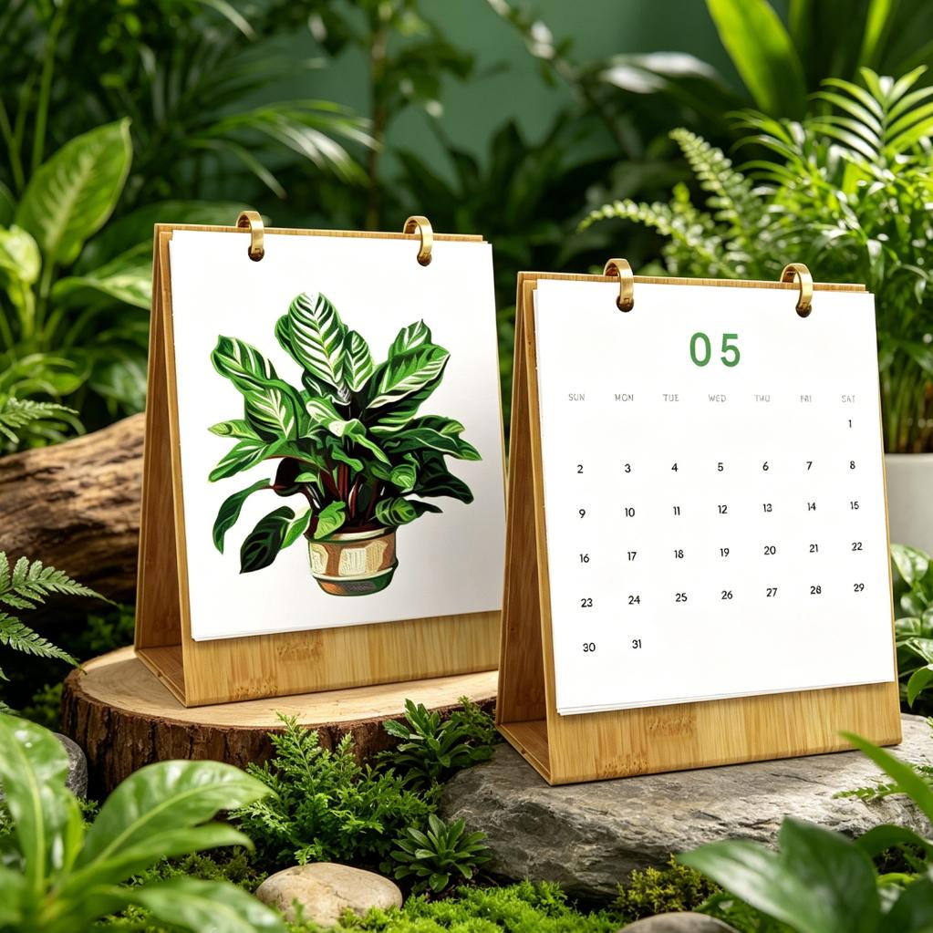2027 Paint by Numbers Desk Calendar | Plants Edition