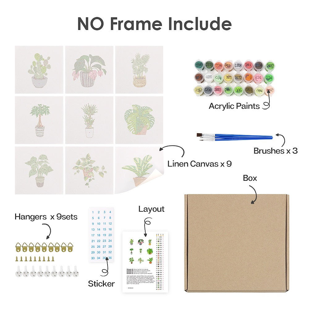 Paint by numbers - What's in your package - Image 5
