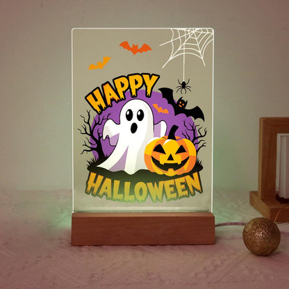 Paint by Number Halloween Lamp - Happy Halloween