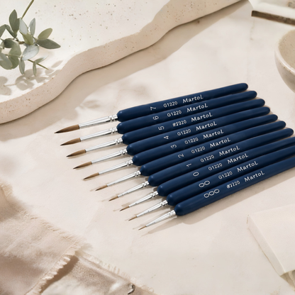 Premium Quality Paint Brush Set 10 Pieces | Paint by Numbers