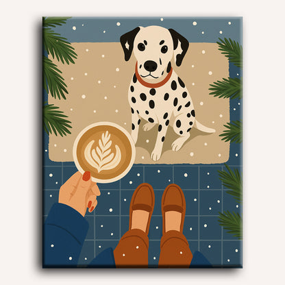 Spotted morning | Paint by Number