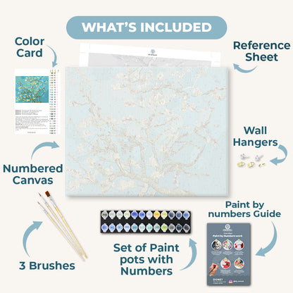 Almond Blossoms | Vincent Van Gogh | Paint by Numbers