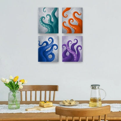 4 minimalerier - Tentakler-sett