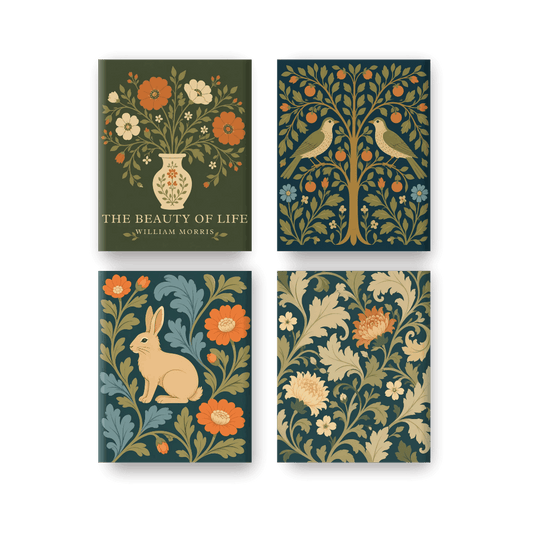 4 Mini Paintings - Garden Tapestry Set- Paint by Numbers