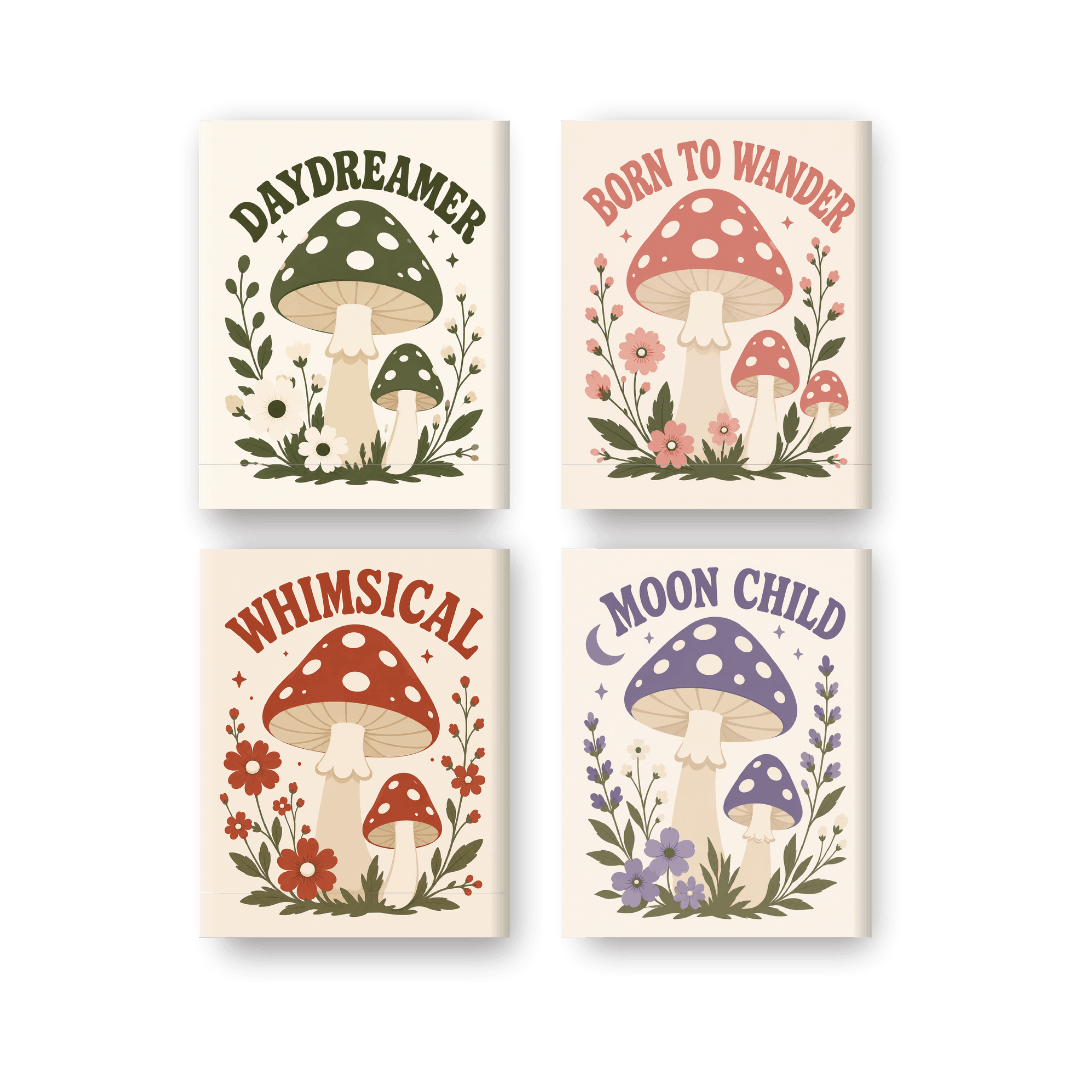4 Mini Paintings - Daydream Set- Paint by Numbers