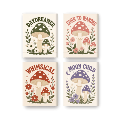 4 Mini Paintings - Daydream Set- Paint by Numbers