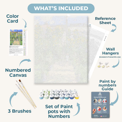 The Artist's Garden at Vetheuil - Claude Monet | Paint by Numbers