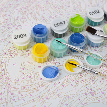 Extra Acrylic Paint Set – Paint by Numbers
