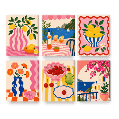6 Mini Paintings - Lemon Tree Set - Paint by numbers