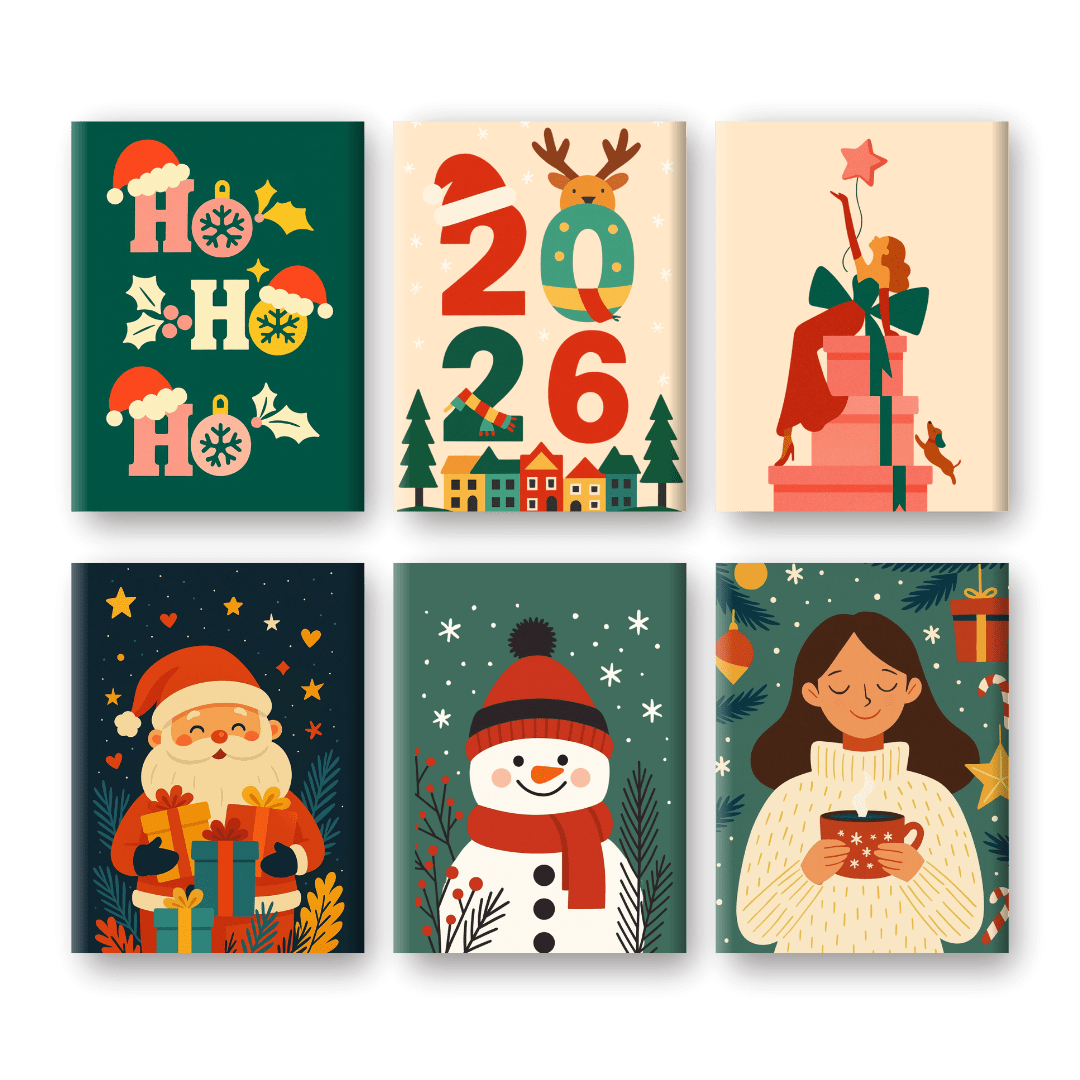 6 Mini Paintings - 2026 Winter Set- Paint by Numbers