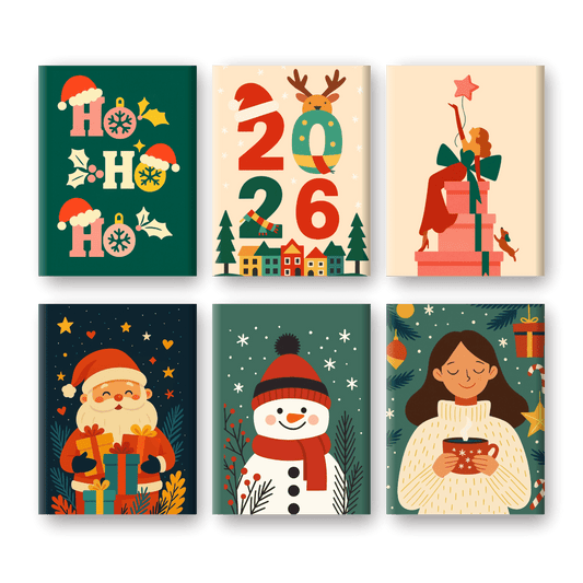 6 Mini Paintings - 2026 Winter Set- Paint by Numbers