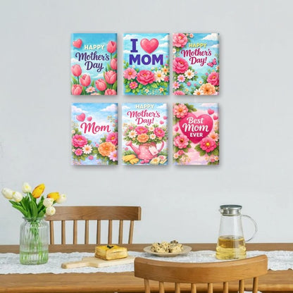 6 Mini Paintings - Mother's Day Set