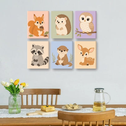6 Mini-Tableaux - Ensemble Amis de la Forêt