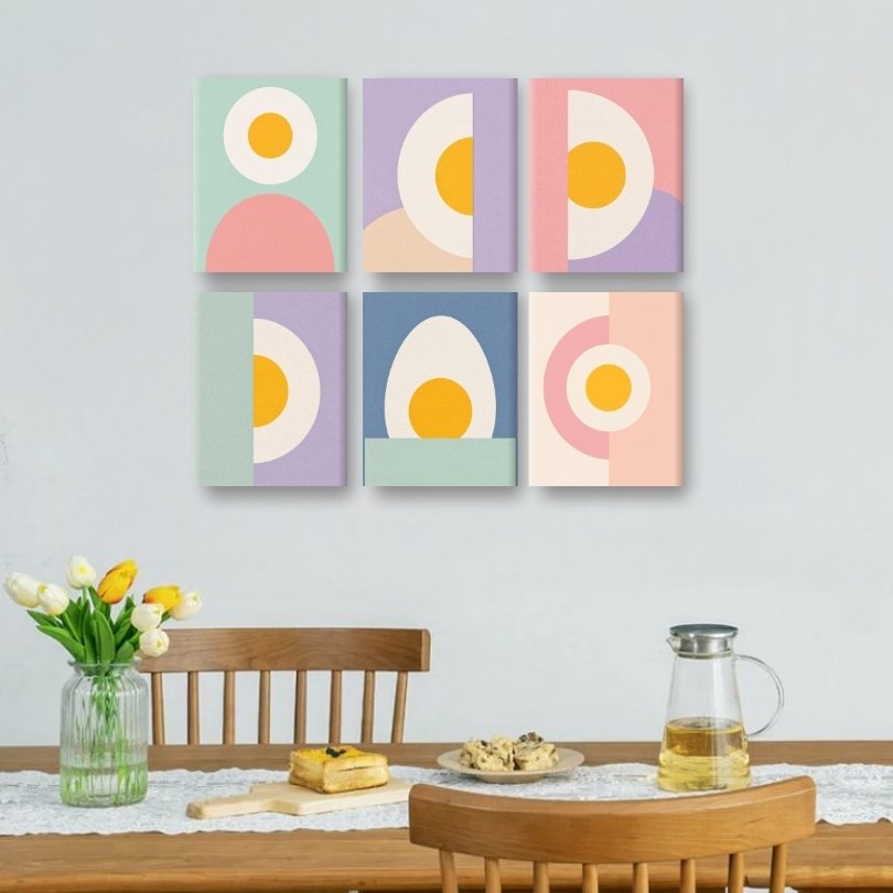 6 Mini Paintings - Bauhaus Dreams Set