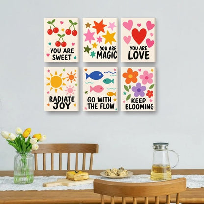 6 Mini Paintings - You Are Magic Set