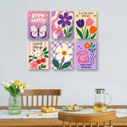 6 minimalerier - Blomstrende drømmer-sett