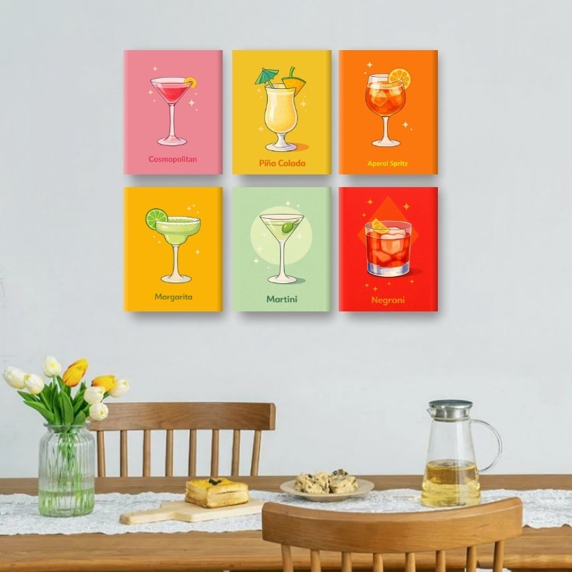 6 minimalerier - Happy hour-sett