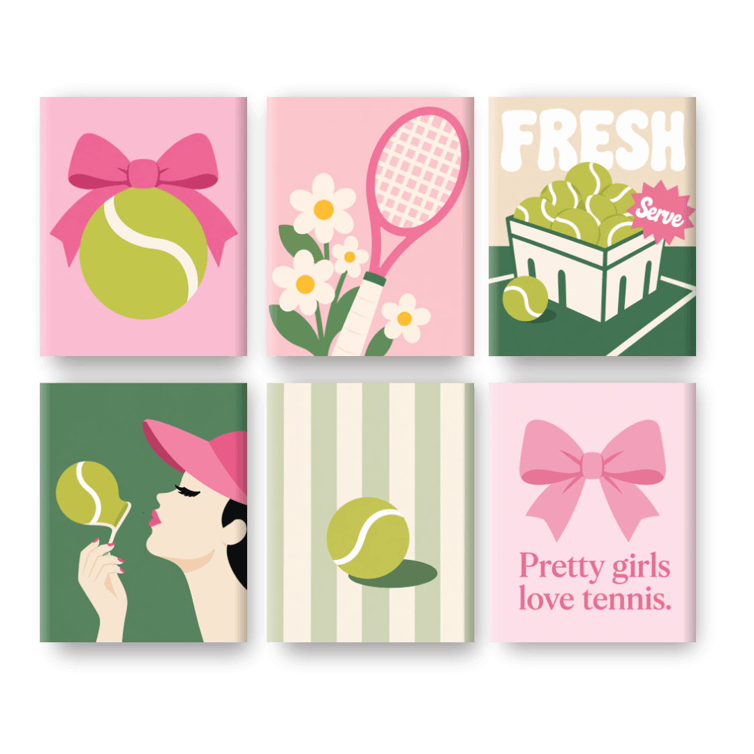 6 Mini Paintings - Fresh Serve Set- Paint by Numbers