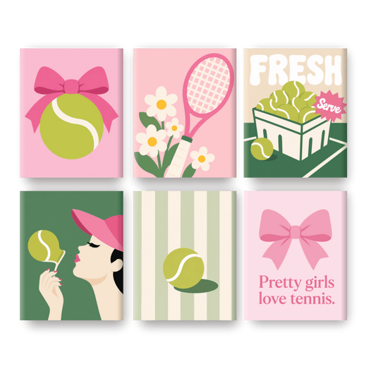 6 Mini Paintings - Fresh Serve Set- Paint by Numbers