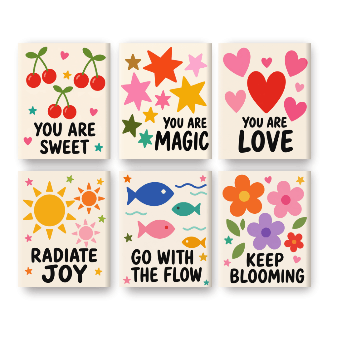 6 Mini Paintings - You Are Magic Set- Paint by Numbers
