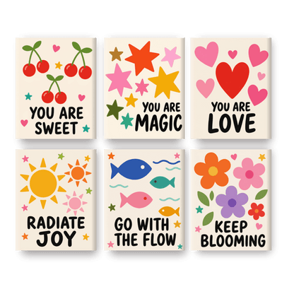 6 Mini Paintings - You Are Magic Set- Paint by Numbers