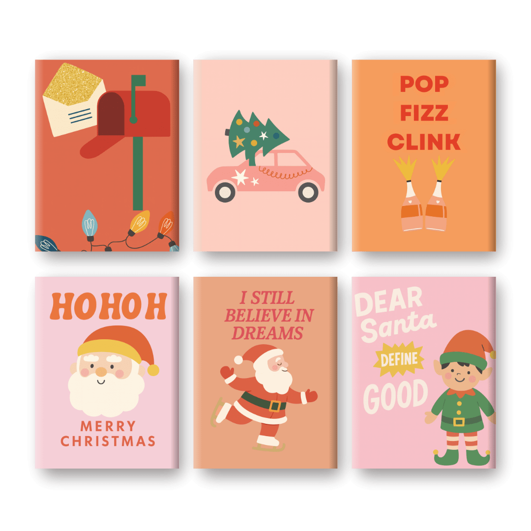 6 Mini Paintings | Christmas Dreams Set- Paint by Numbers