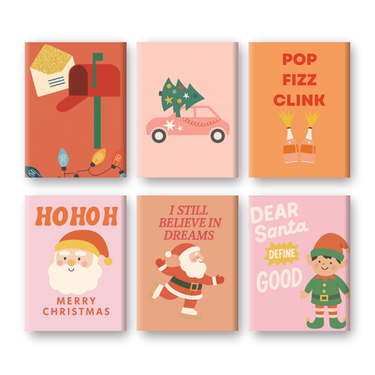 6 Mini Paintings | Christmas Dreams Set- Paint by Numbers