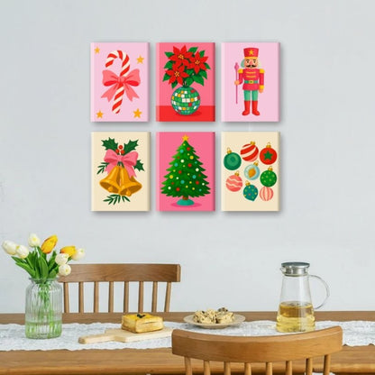 6 Mini Paintings | Magical Holidays Set