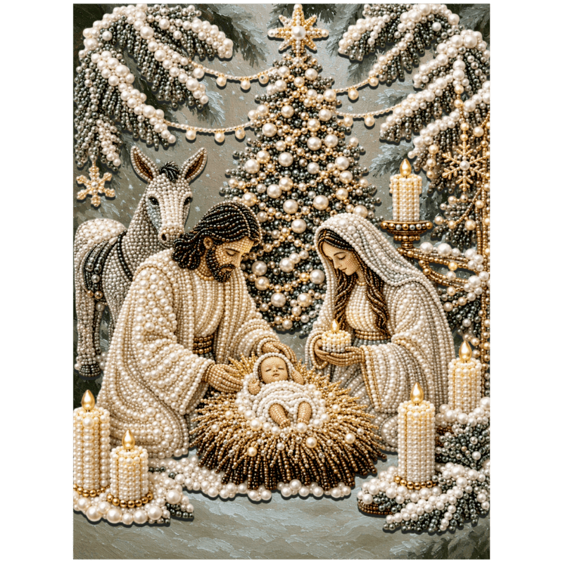Holy Night - Premium Pearl Diamond Art