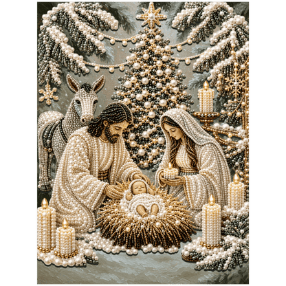 Holy Night - Premium Pearl Diamond Art