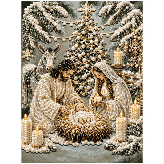 Holy Night - Premium Pearl Diamond Art