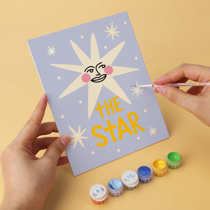 6 Wooden Board Mini Paintings – Cheers and Wishes