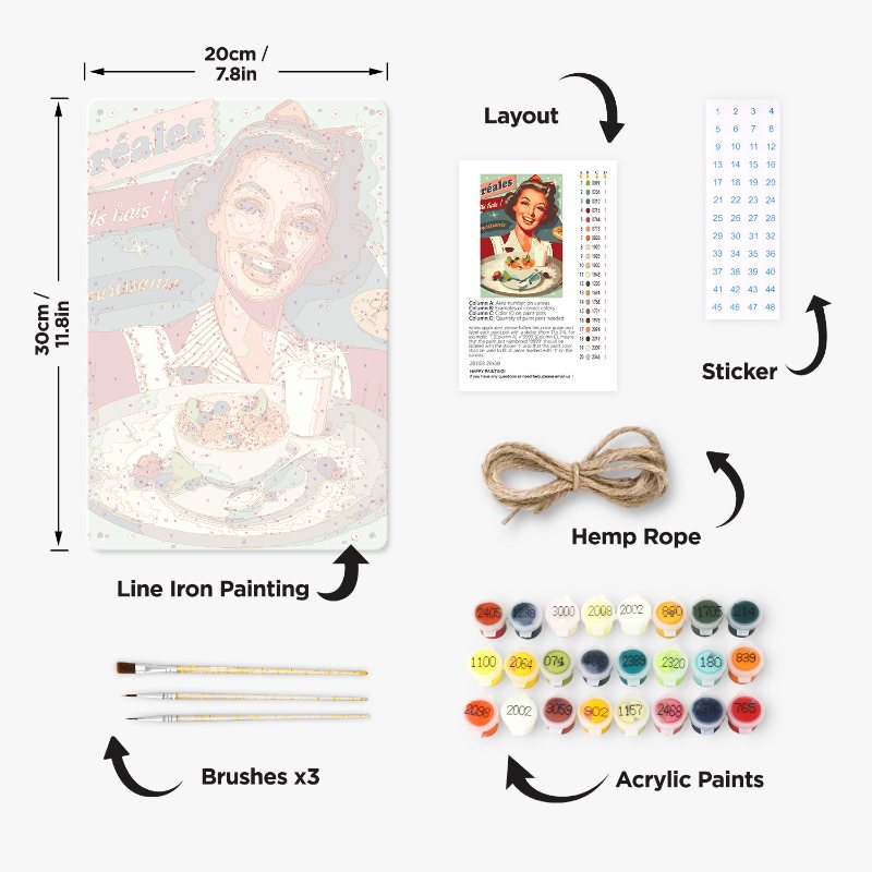 Paint by numbers - What's in your package - Image 7