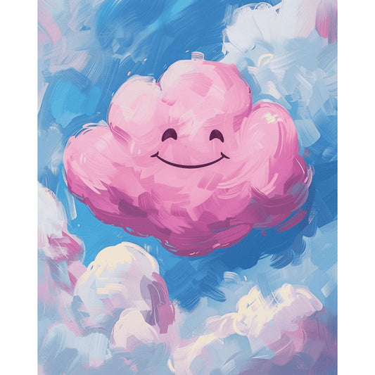 Happy Cloud | Paint by Numbers-Paint by numbers