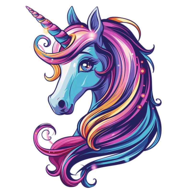 Unicorn Portrait | Paint by Numbers-Paint by numbers