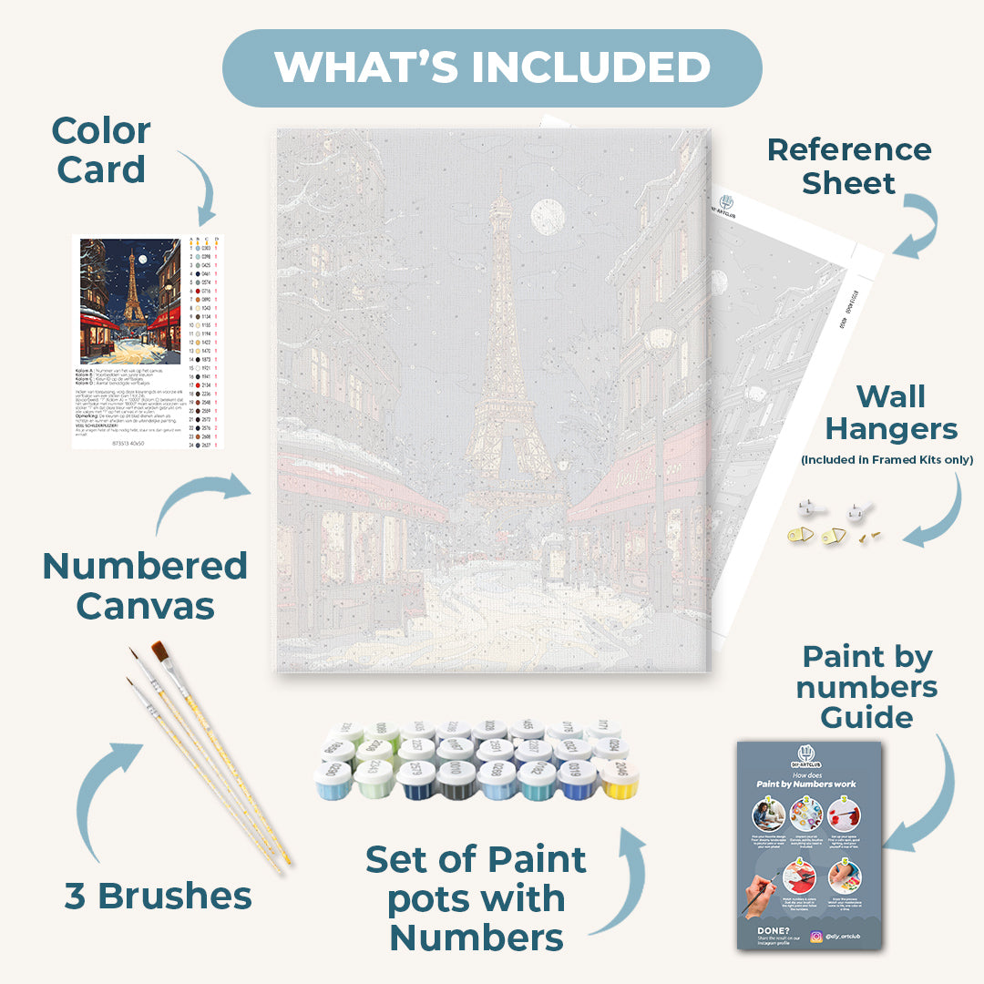 Christmas in Paris | Paint by Numbers