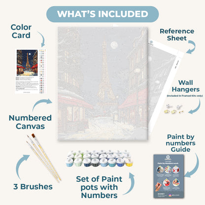 Christmas in Paris | Paint by Numbers