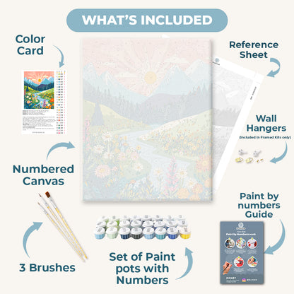 Colorful Landscape | Paint by Numbers
