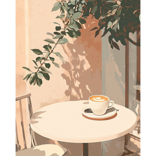 Morning coffee | Paint by Numbers-Paint by numbers