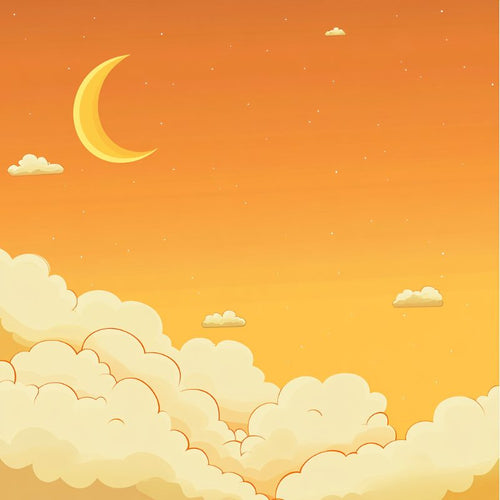 Paint by numbers - Mini Paint by Number with Frame - Orange Sky