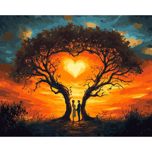 The Tree of Love | Paint by Numbers-Paint by numbers