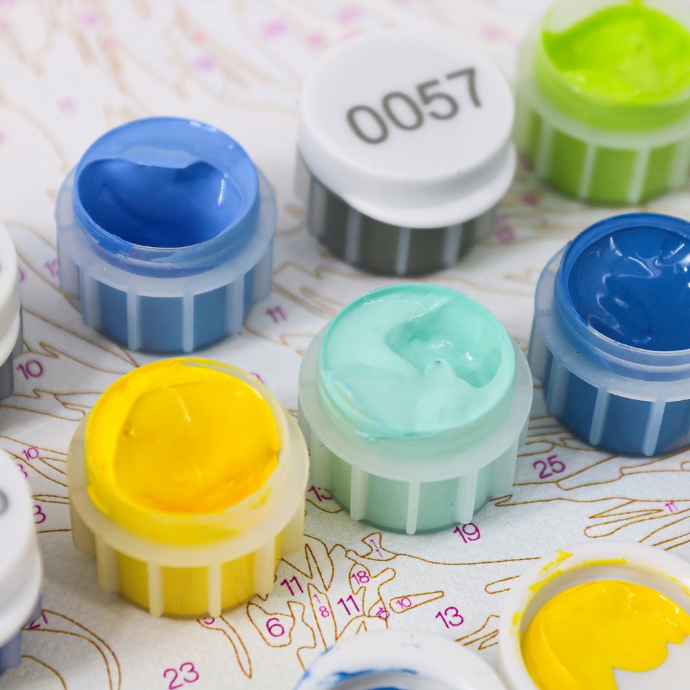 Extra Acrylic Paint Set – Paint by Numbers