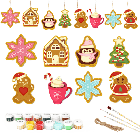 8 XL Christmas hangers - Sweet Christmas Treats Set