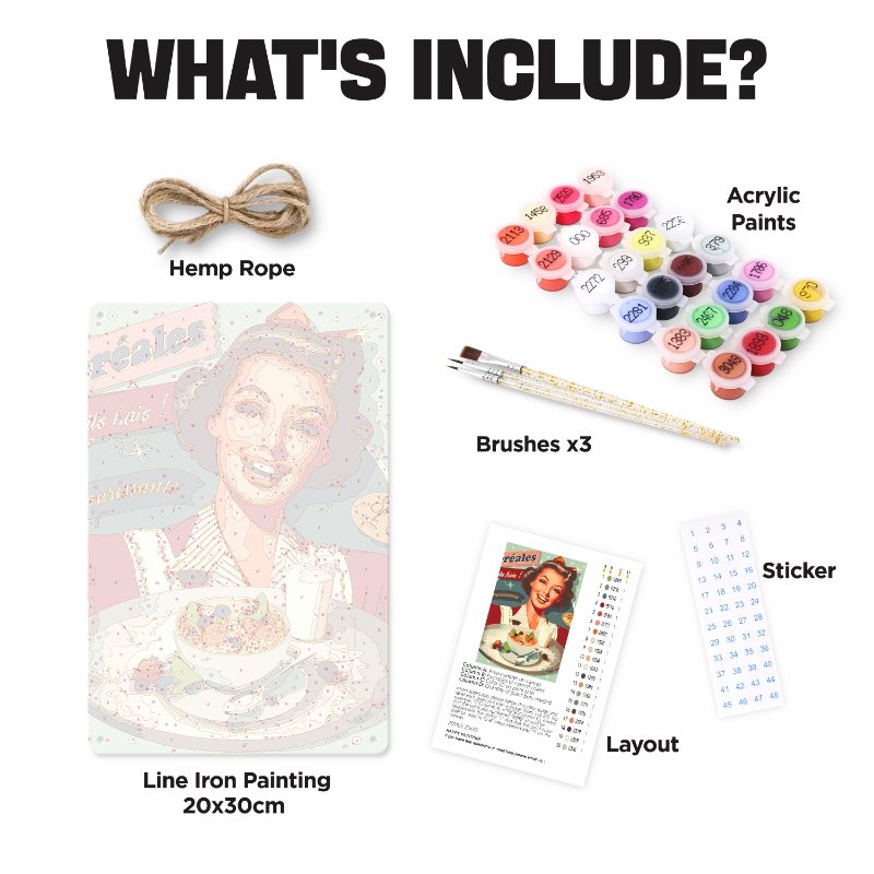 Paint by numbers - What's in your package - Image 8