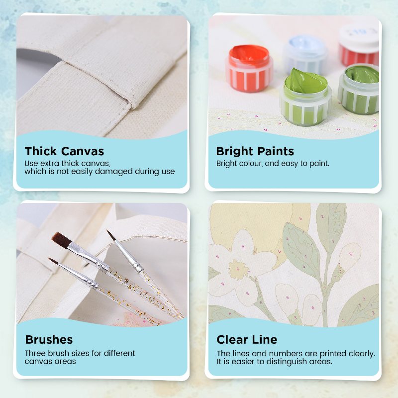 Paint by numbers - What's in your package - Image 7