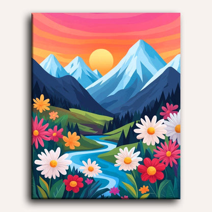 Colorful Landscape 5 | Paint by Numbers