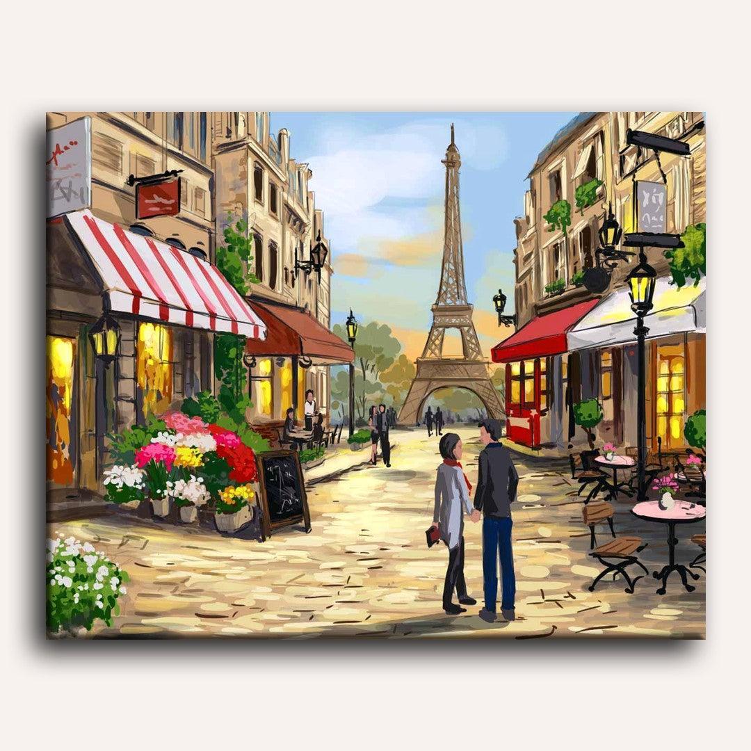 Paris Street | Paint by Numbers